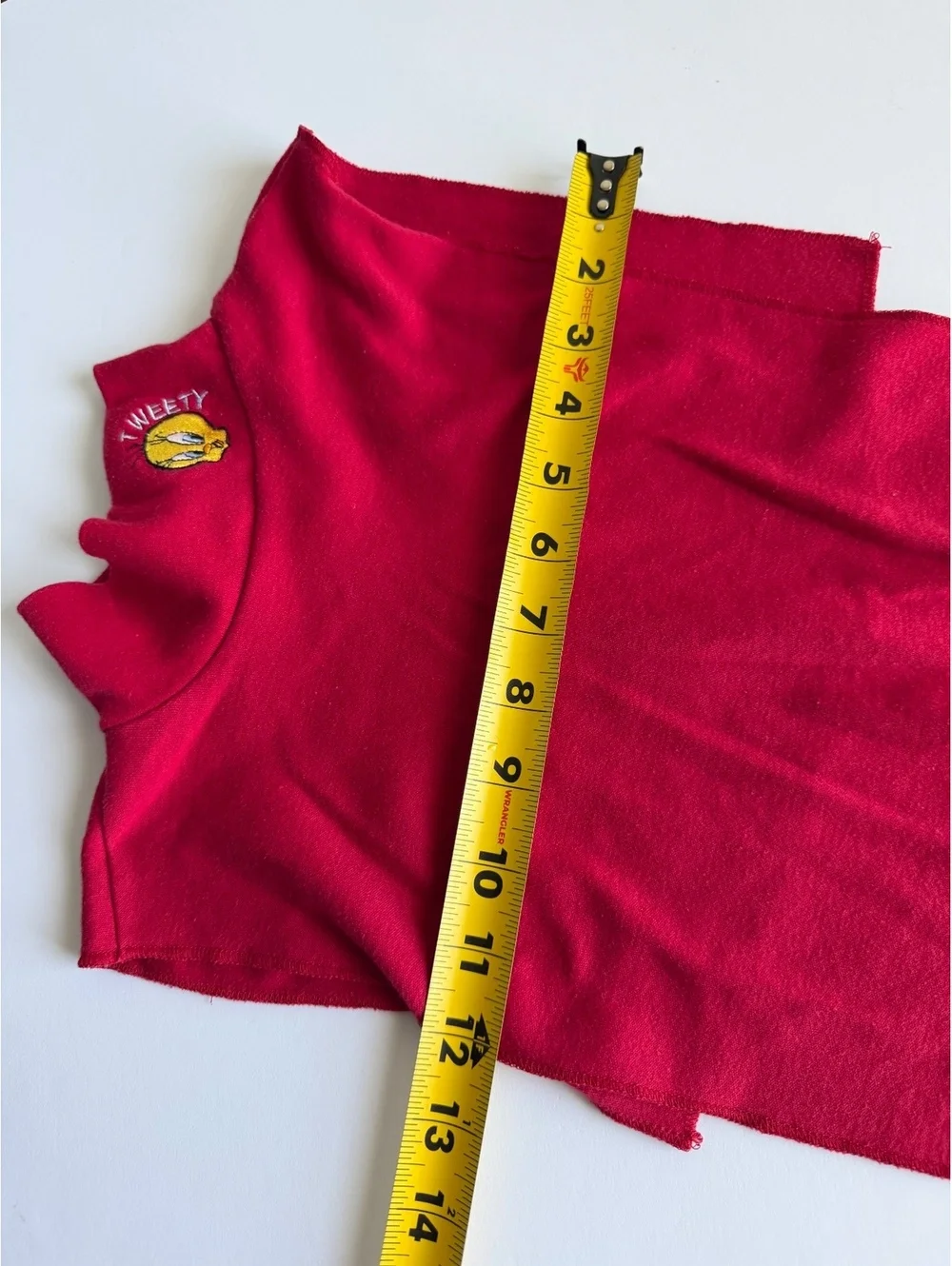 Kids Vintage 1998 Looney Tunes Tweety Bird Mock-Neck Collar Dickey Set